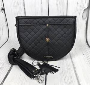 Baza torebki czarna pikowana