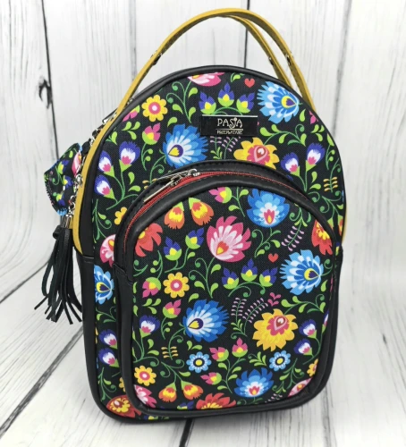  Plecak Kamila czarny łowicz