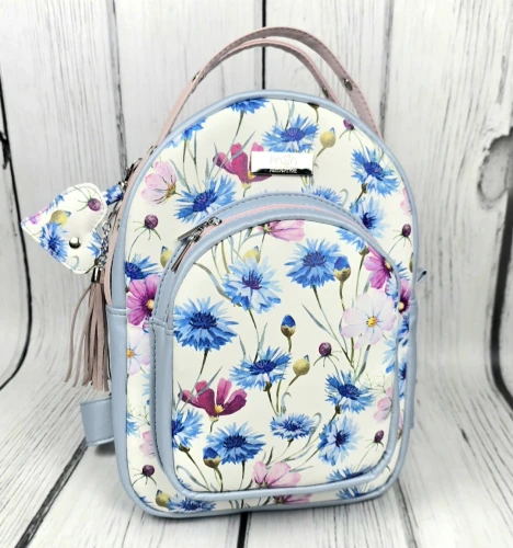  Plecak Kamila błękit nabłyszczany chabry