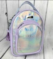  Plecak Kamila jasny fiolet silver holo