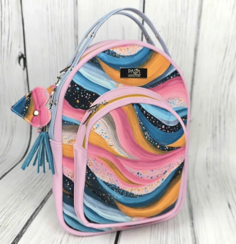  Plecak Kamila jasny róż blue waves 