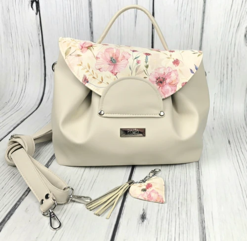  Torebka Adel ecru rose flowers