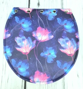 Klapka blue & fuchsia flowers