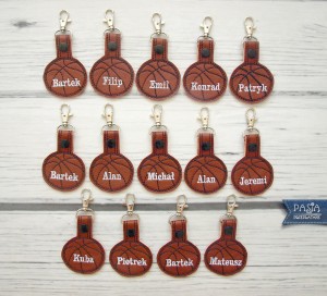 Brelok piłka do koszykówki