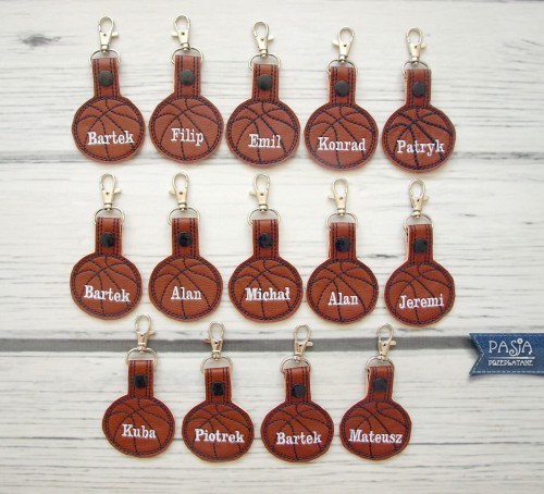 Brelok piłka do koszykówki