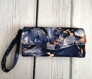  Portfel granatowy marmur