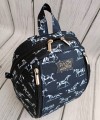Plecak konie białe na czarnym 