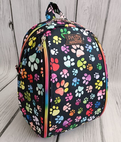 Plecak łapki watercolor 
