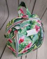 Plecak hibiskusy na liściach 