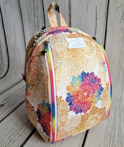 Plecak white mandala 