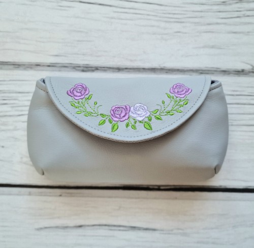 Etui na okulary róże fiolet