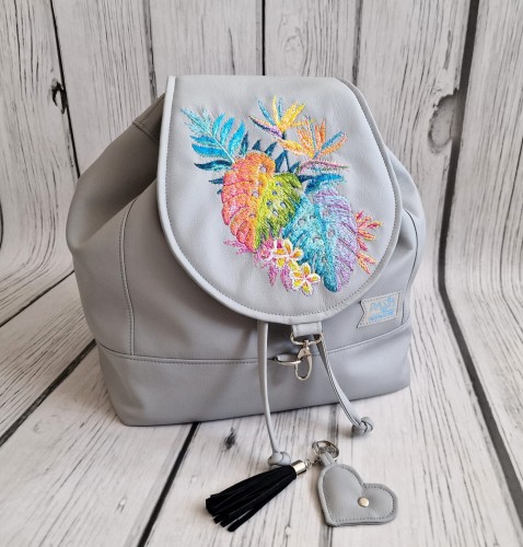  Plecak bucket haft monstery L