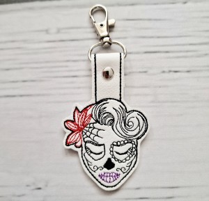 Brelok sugar skull