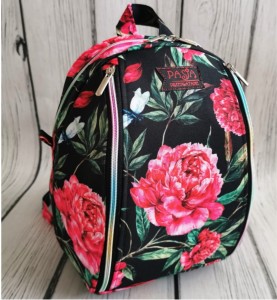 Plecak piwonie 