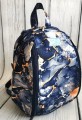 Plecak granat marmur 