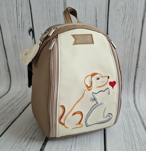  Plecak cappuccino cat & dog love 