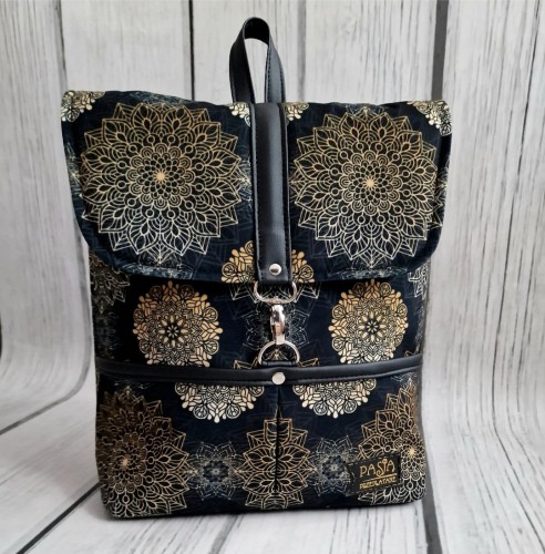  Plecak kurierski standard black mandala