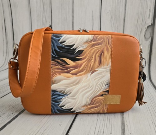 Torebka box ruda waves