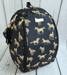 Plecak złote konie