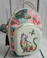  Plecak Kamila Glass flowers z haftem kota kwiatowego