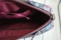 Torebka box fiolet patchwork