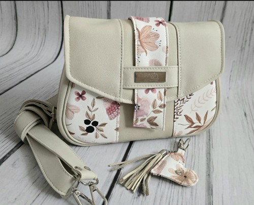 Torebka Żaneta ecru moody floral