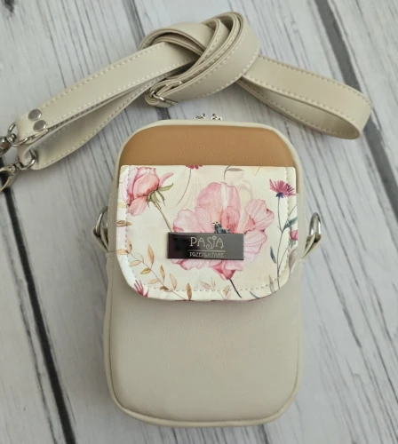 Torebka box telefon rose flowers