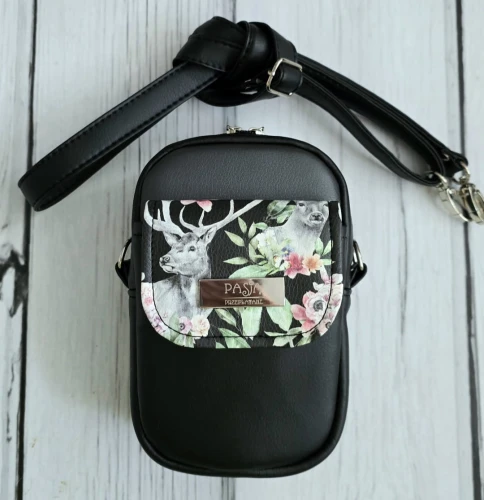 Torebka box telefon czarna deer