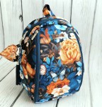 Plecak turquoise flowers 