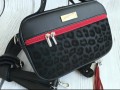 Torebka box mini czarna panterka