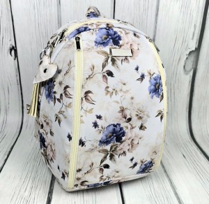 Plecak niebieskie kwiaty