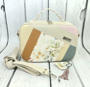 Torebka box elegant garden patchwork 